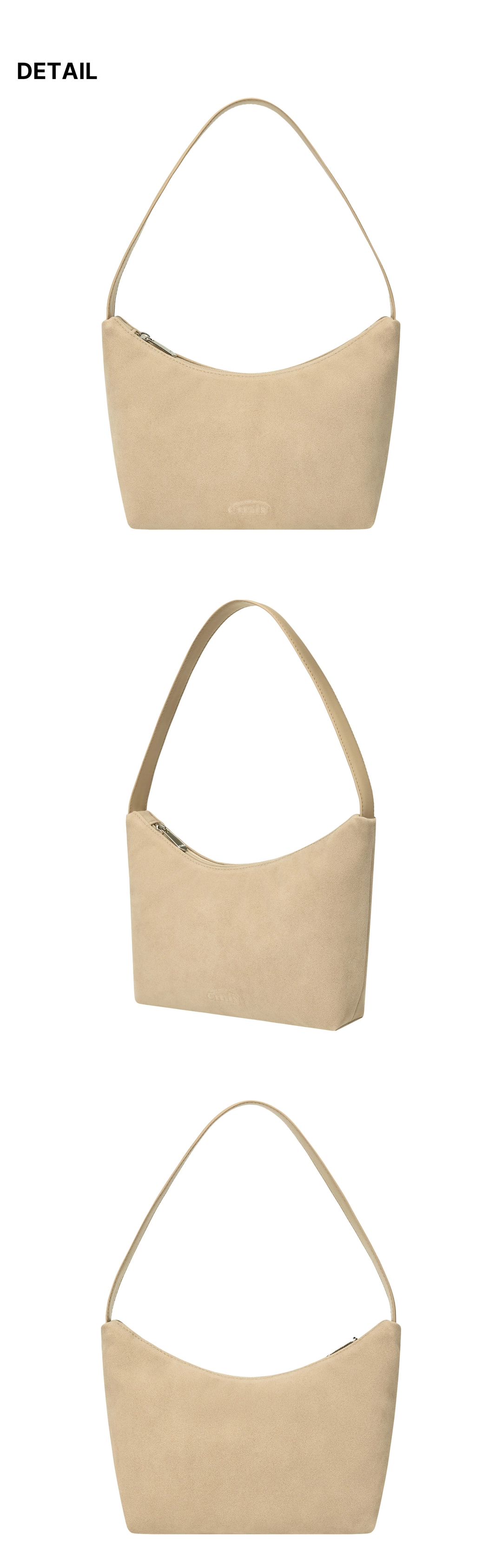 이미스 SUEDE HOBO BAG-BEIGE 상품 이미지 1