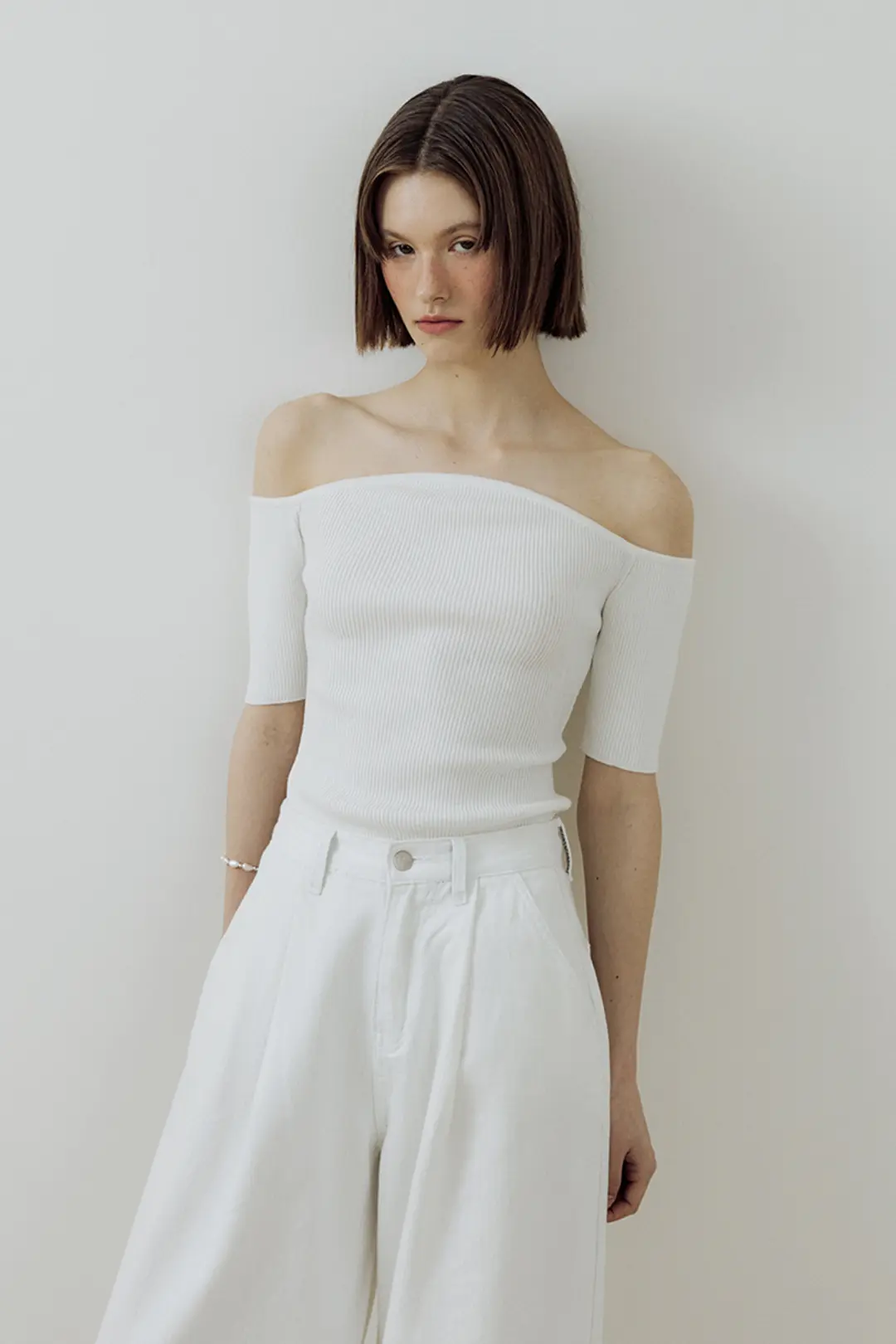 루시르주 Upper Lips Knit (ivory) 상품 이미지 1