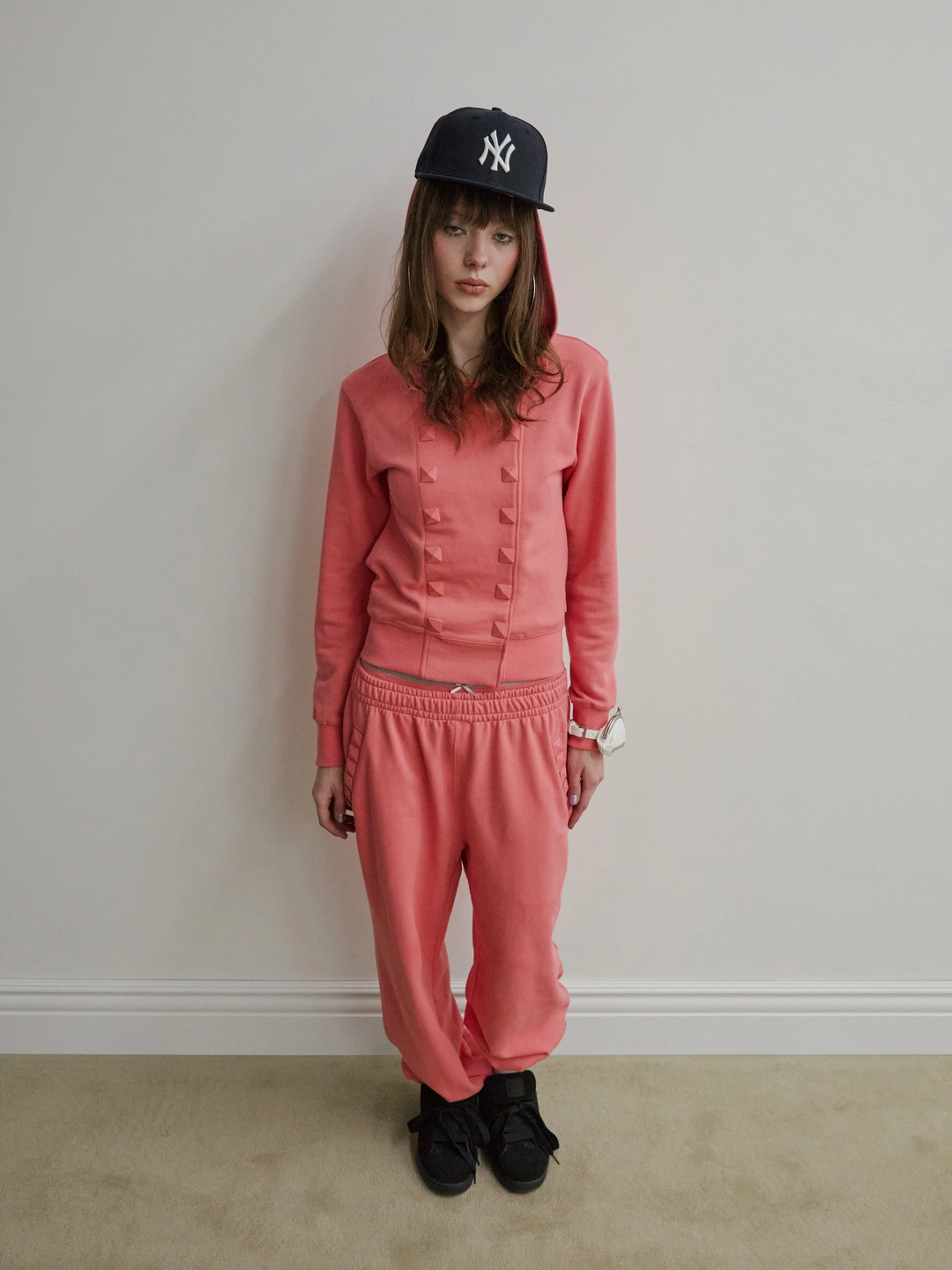 스컬프터 Napoleon Stud Sweatpants Acid Pink 상품 이미지 2