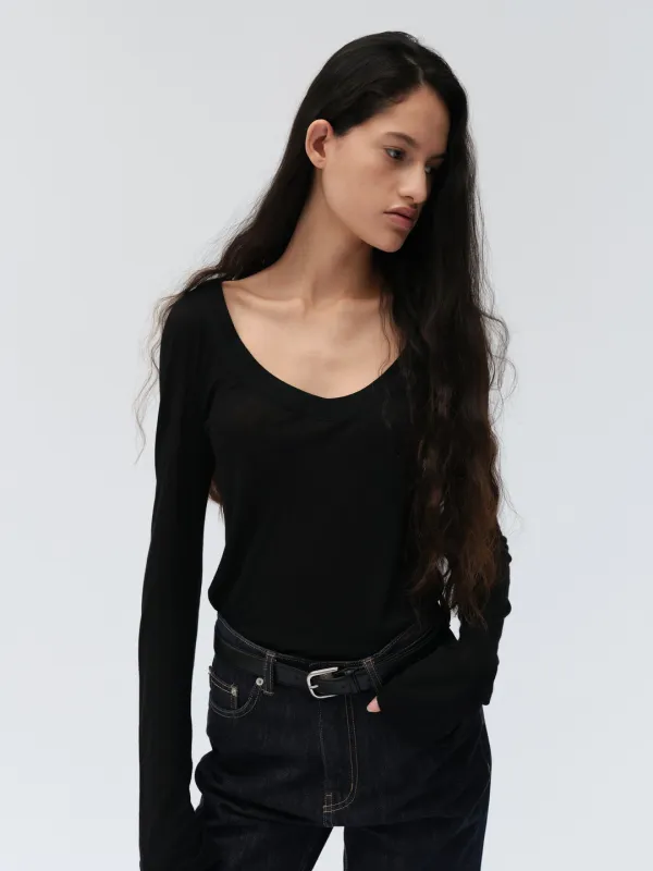 JANE VINTAGE T SHIRTS / BLACK