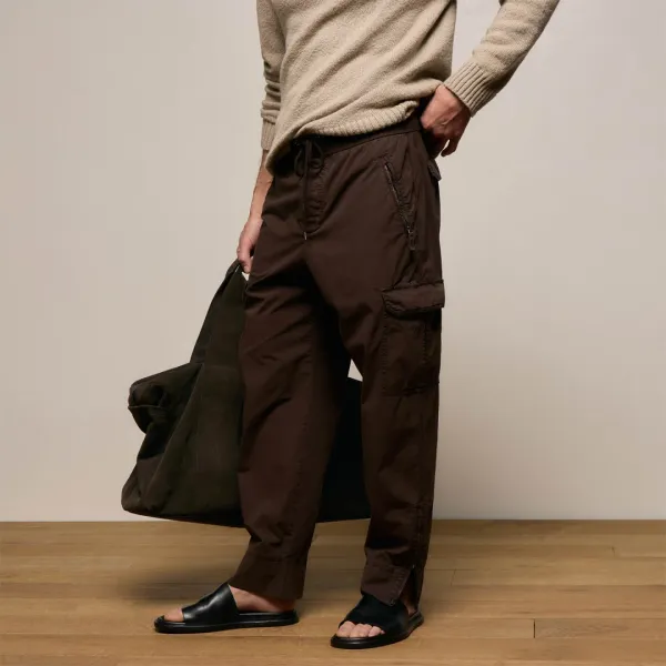 Parachute Poplin Cargo - Bark Pigment