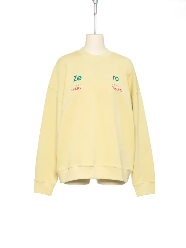 FW25 ZERO YELLOW ZERO SWEAT SHIRT