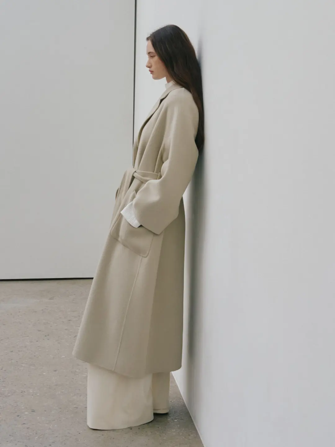 뮤제 [14th] MAGOT Reversible Merino Wool Handmade Coat_Cream Ivory 상품 이미지 2