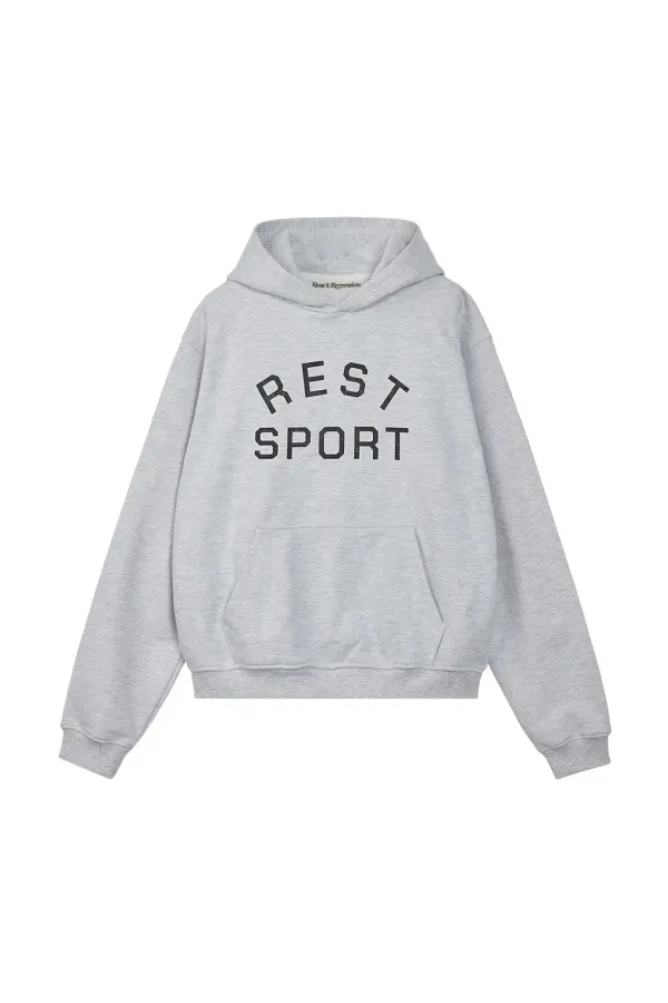 RS LOGO HOODIE - LIGHT GREY