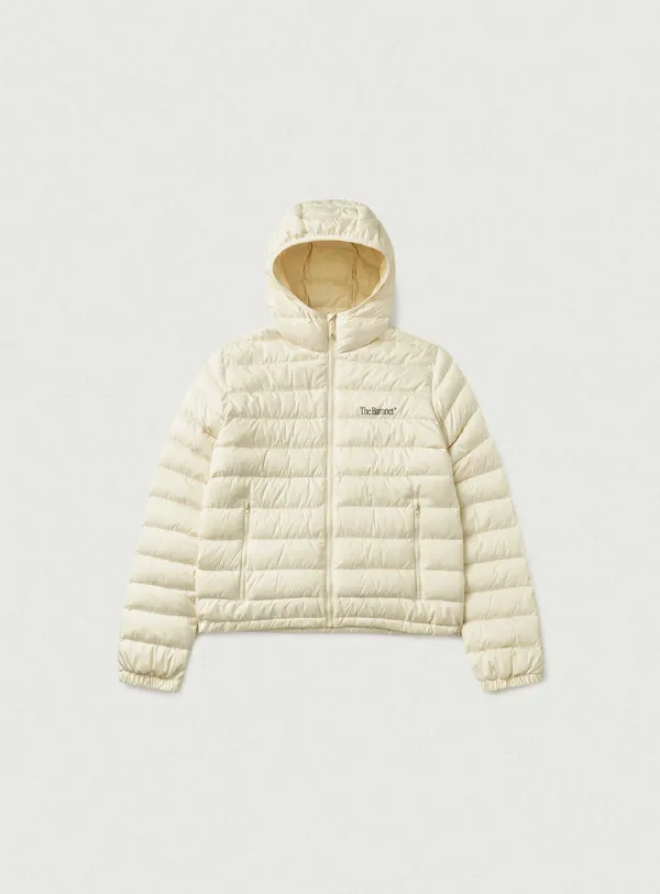 Pebble Light Goose Down Hoodie Jacket_Cream [10월 말 순차 배송]