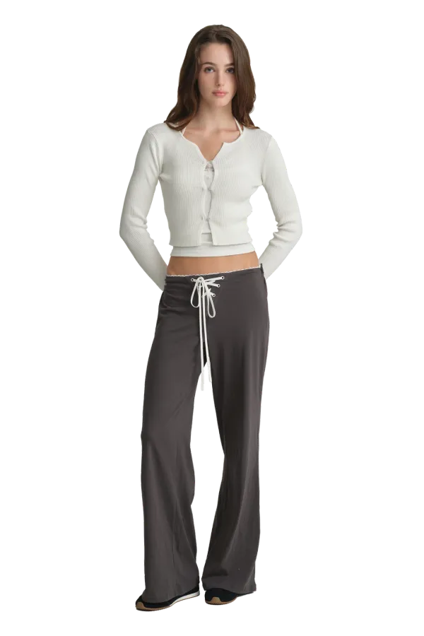 Jelly button cardigan, White