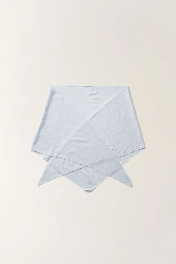 스캘럽 자수 디테일 앙고라 스카프 (Light blue)_2FFUAF09