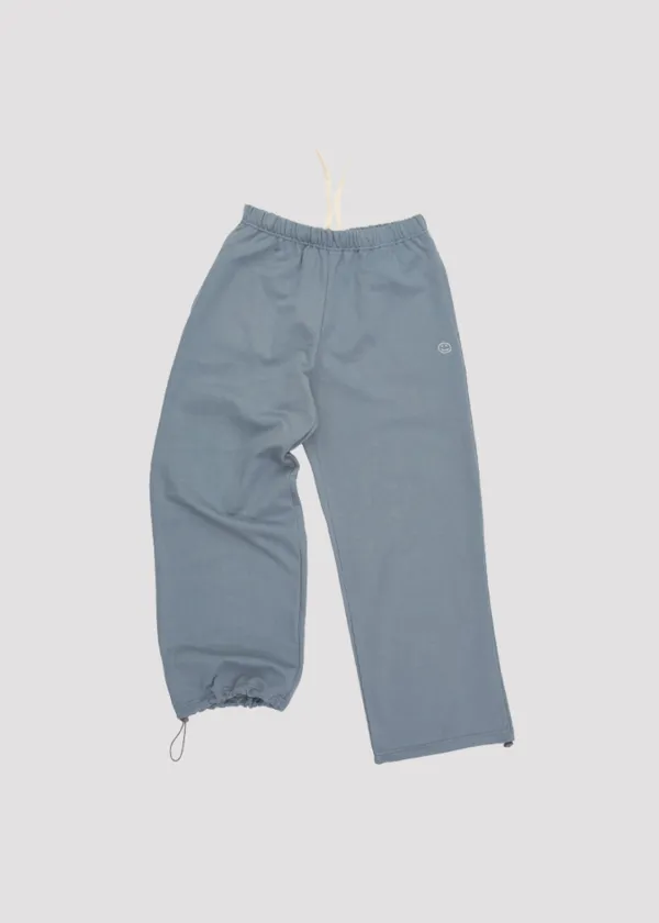 STRING SWEAT PANTS LOVE FLOWER BLUE
