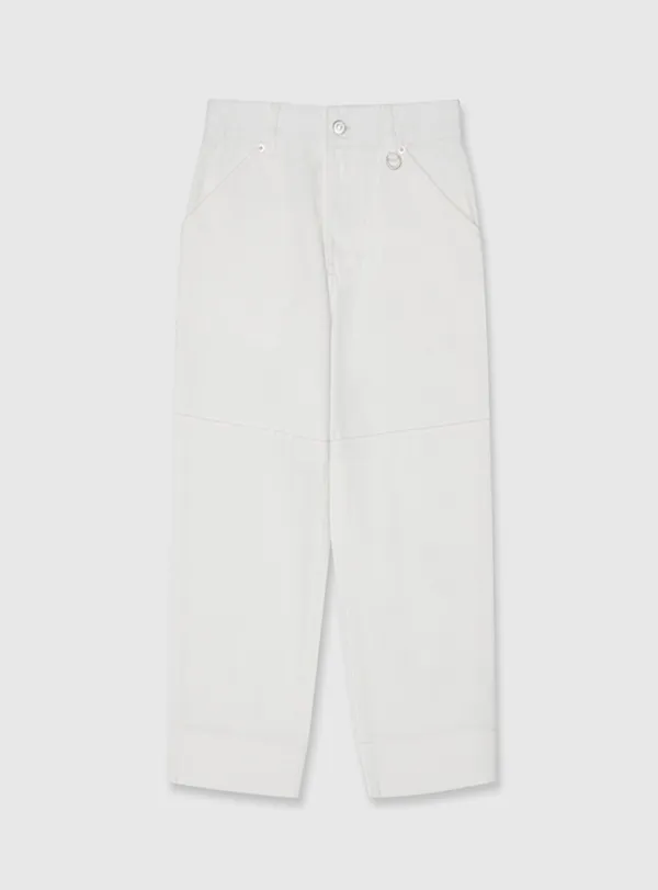 Divided Crop Denim Pants