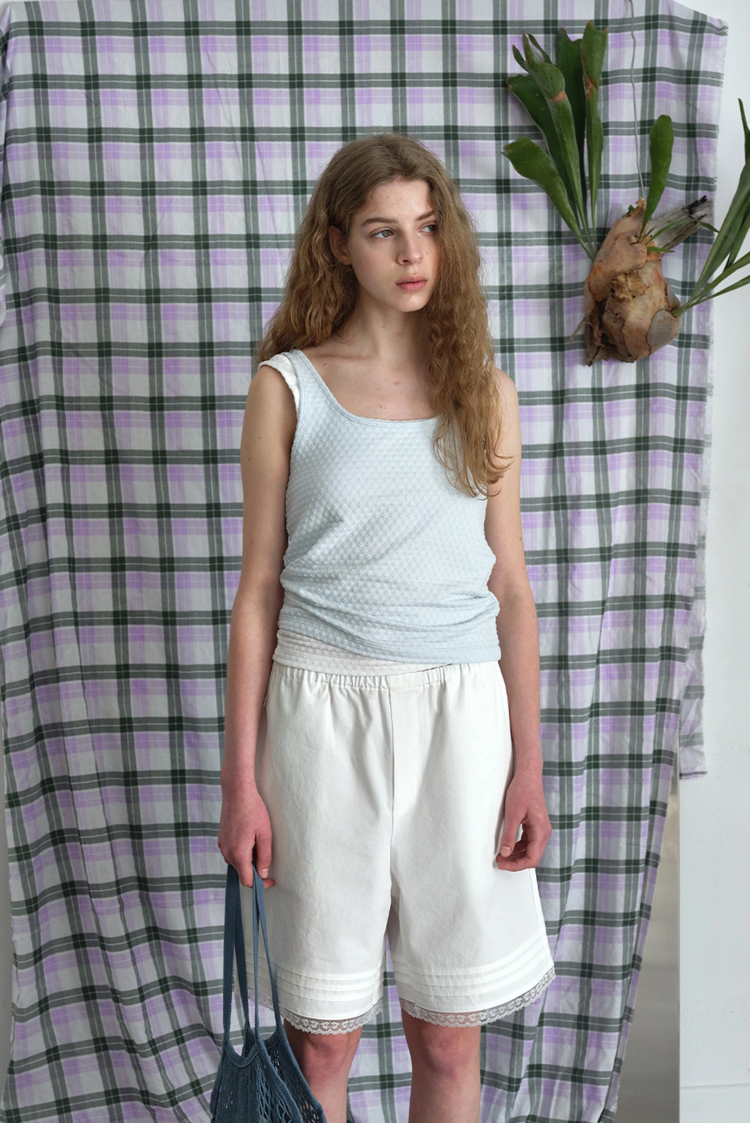 브렌다 브렌든 koen shorts - white 상품 이미지 2