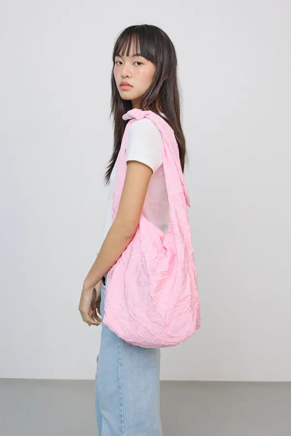 Wrinkle bag_pink