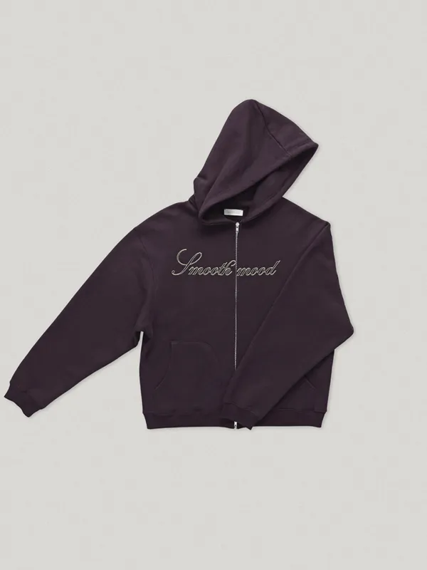 Bordeaux Tully Hooded Zip Up (3rd)