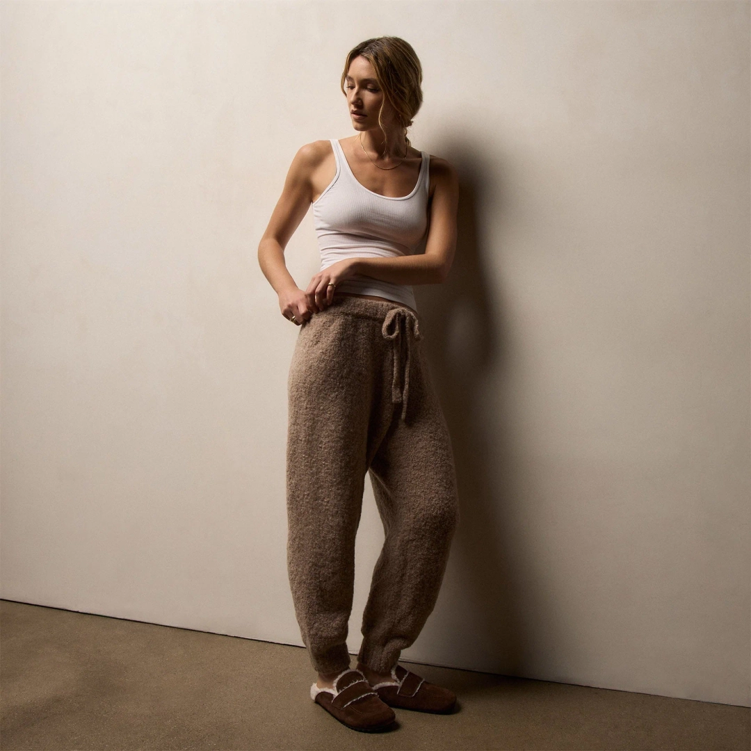 제임스펄스 Boucle Blend Jogger Pant - Soft Beige 상품 이미지 1