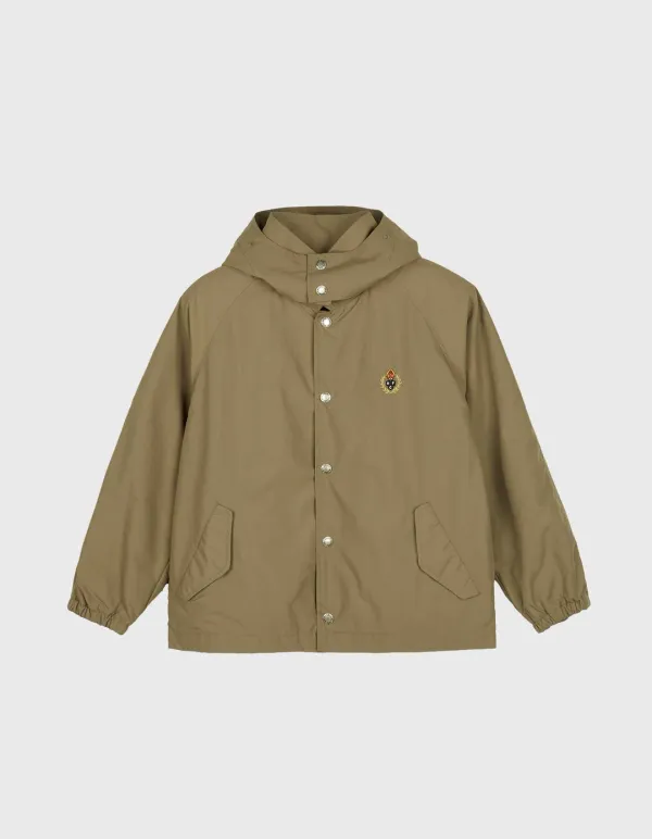 CHILDREN NYLON COACH JACKET / Beige