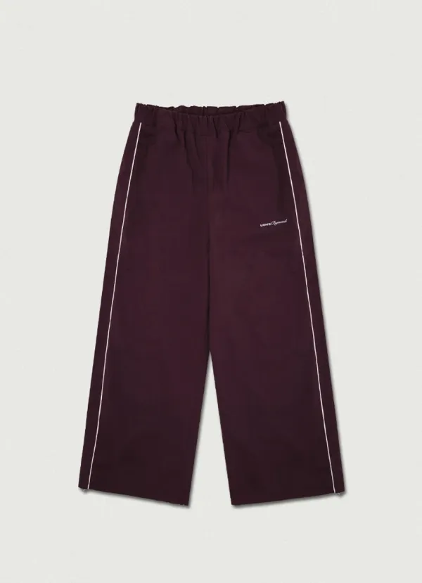Rough Track Pants [deep burgundy]