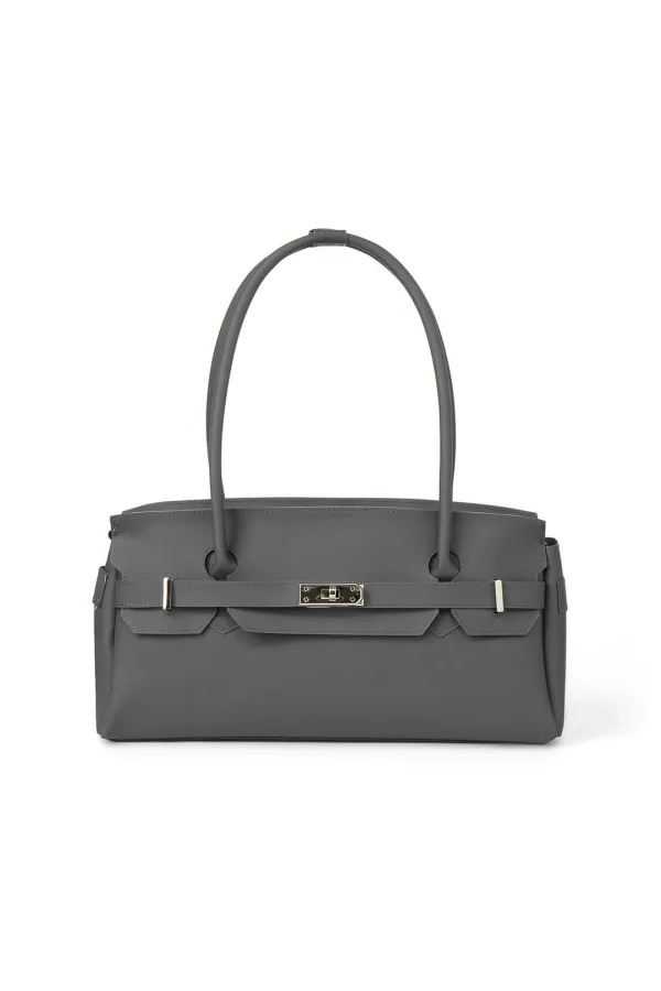 [카드지갑 증정] JELLY TWO-WAY BAG IN CHARCOAL