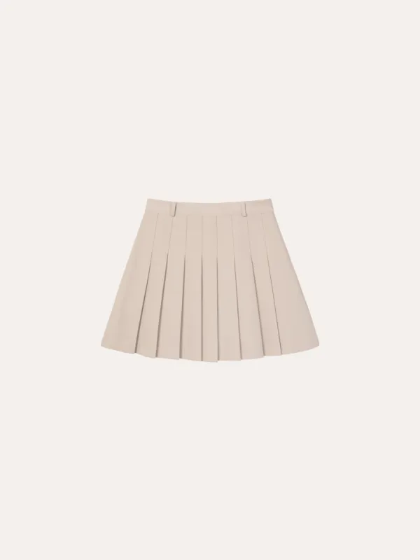셀리나 플리츠 스커트[BEIGE]*오늘 출발