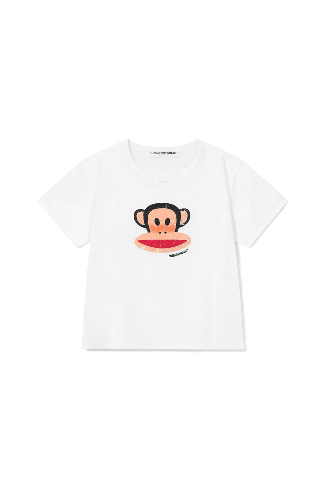 썬번프로젝트 SUNBURN X PAUL FRANK T-SHIRT, WHITE 상품 이미지 1