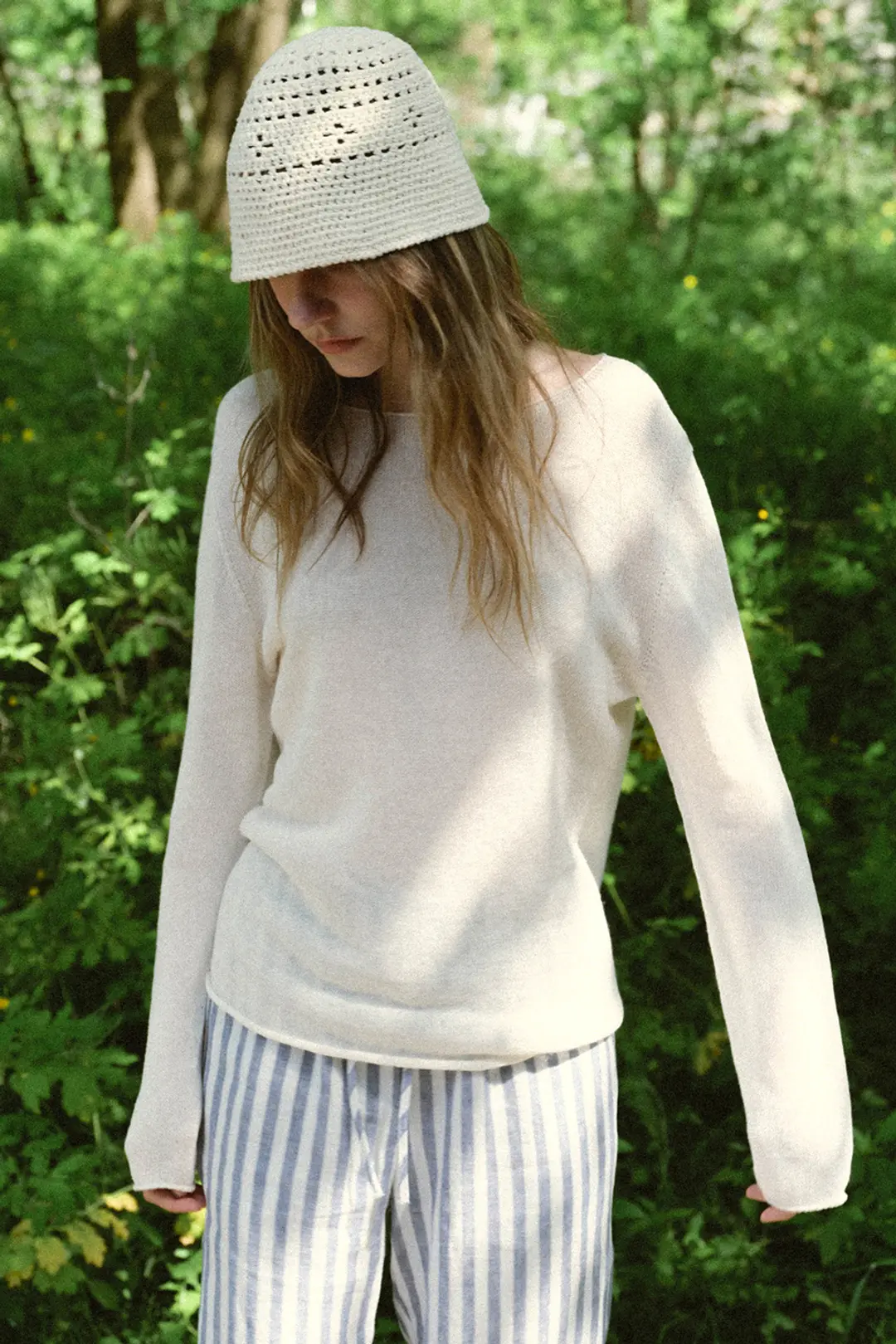 블랭크공삼 paper wholegarment knit (cream) 상품 이미지 2