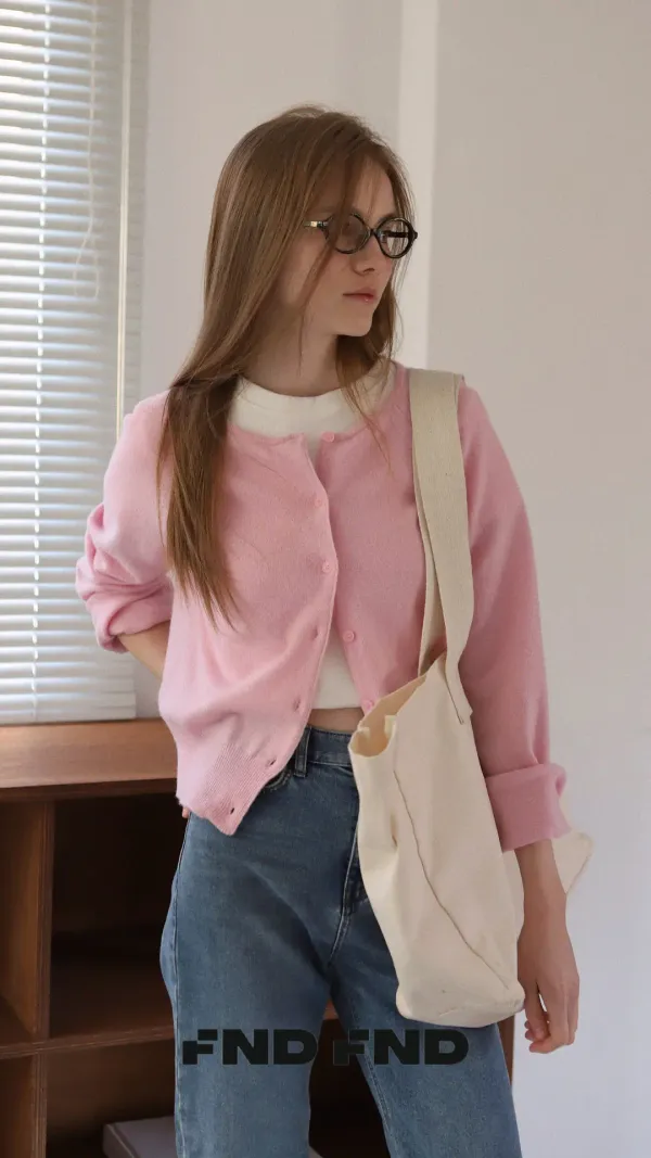 Woolcash basic cardigan