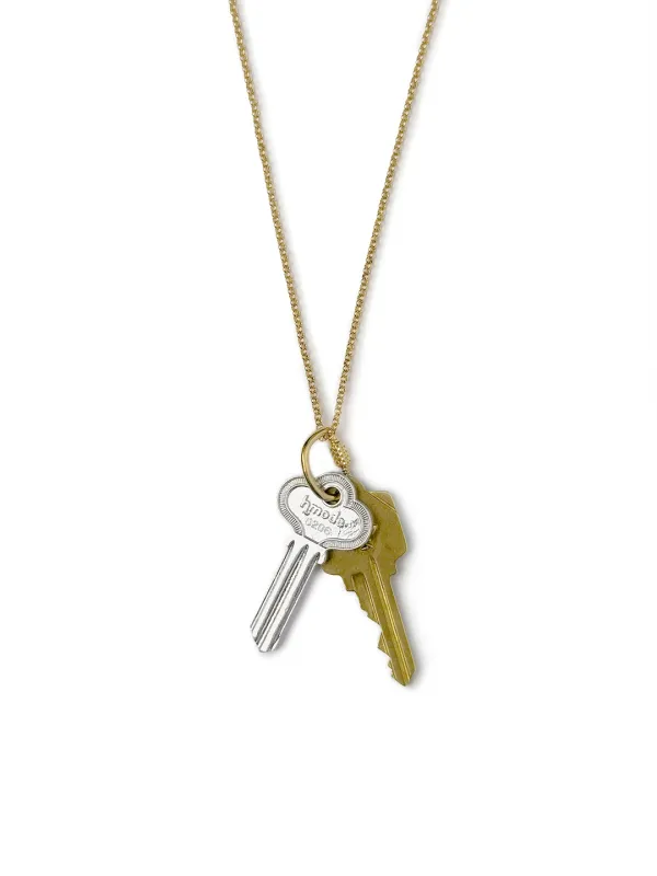 [EXCLUSIVE] Double key necklace