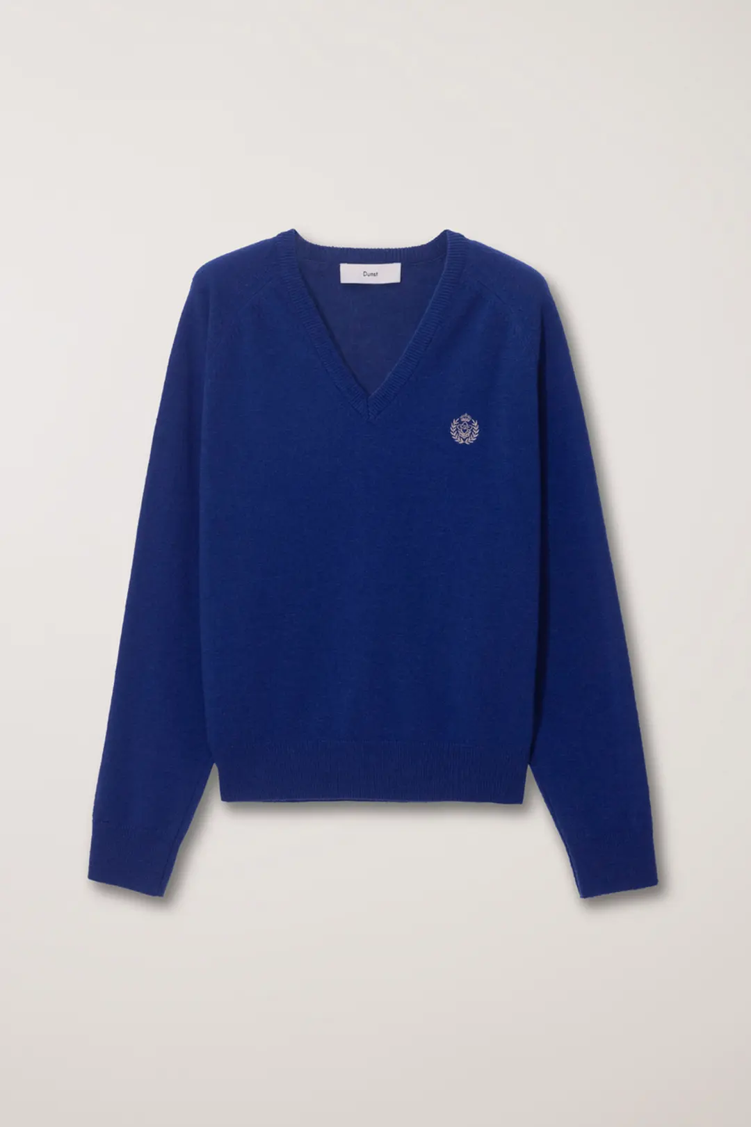 던스트 Dunst Unisex Classic V-Neck Sweater Blue 상품 이미지 1