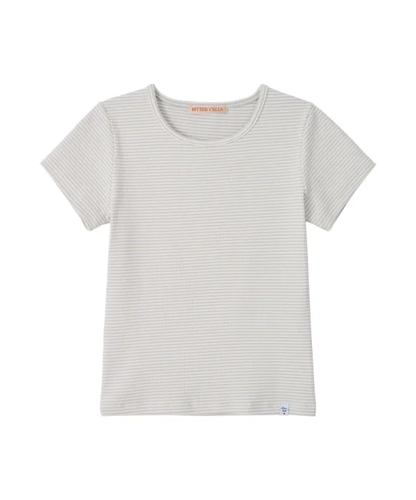 Essential Golgi Half Tee-Stripe Sky
