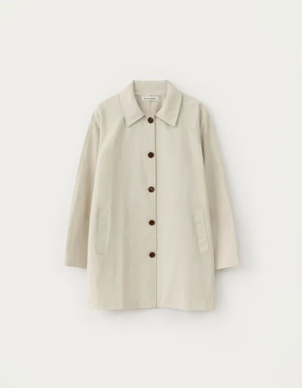 Most Half Trench Coat - Cloudy Beige