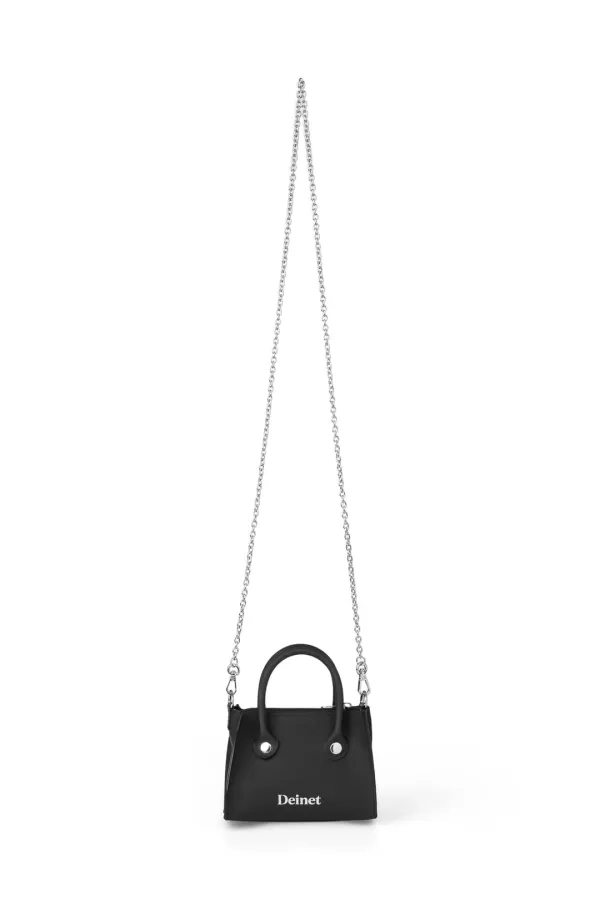 JELLY CHAIN MINI BAG IN BLACK
