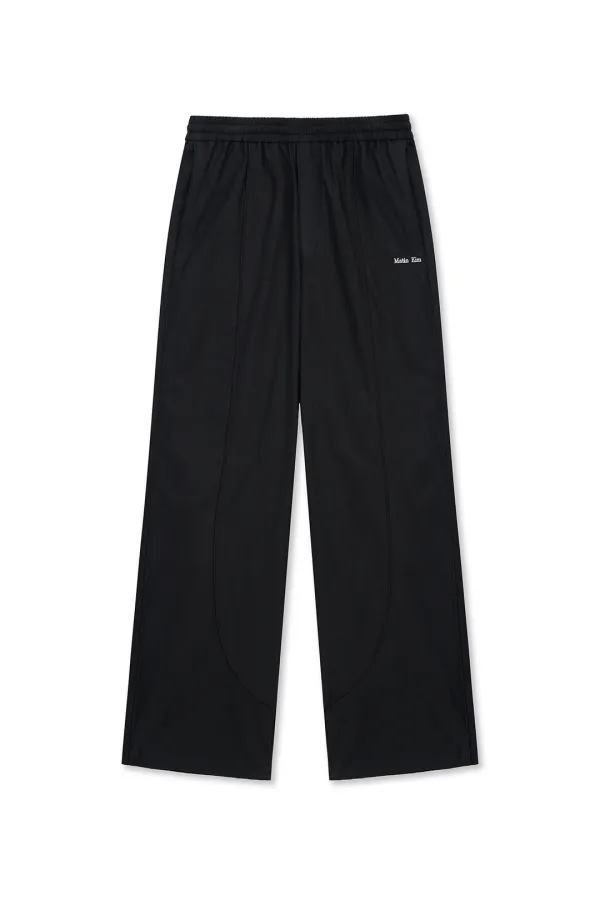 MULTI PANEL WIDE PANTS IN BLACK