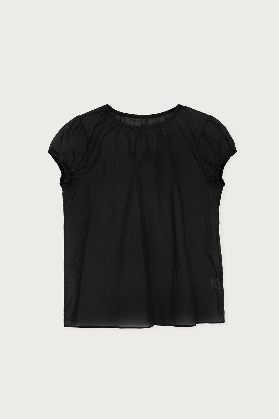 페스토 SHEER SHIRRING BLOUSE DARK MOON 상품 이미지 1