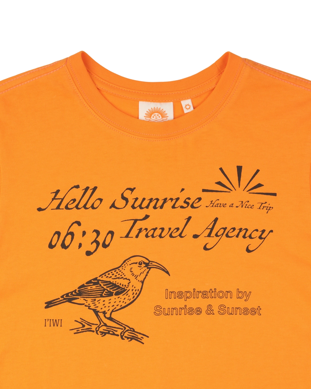 헬로선라이즈 Bird Trip Tee(W)_Orange 상품 이미지 2
