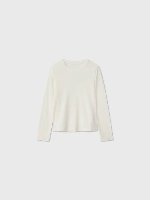 Della round long sleeve T