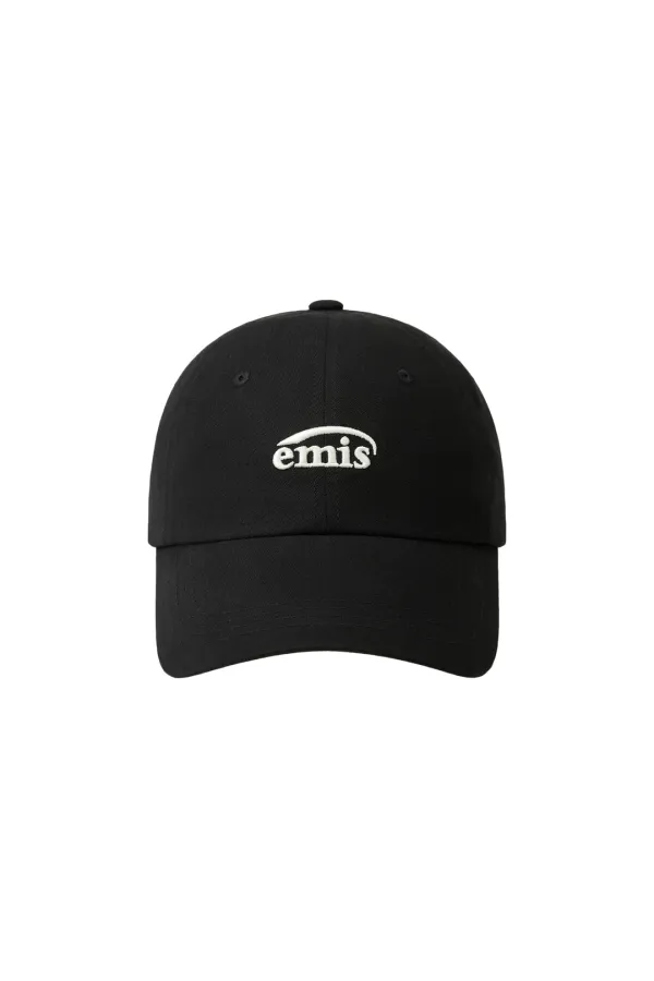 SMALL LOGO BALL CAP-BLACK