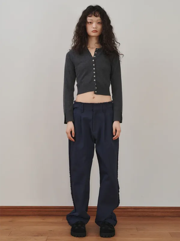 [PLZPROJECT][3차]DESTROYED TROUSERS, NAVY