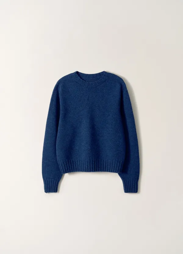 3RD / Bunny Wool Pullover Knit (Blue)