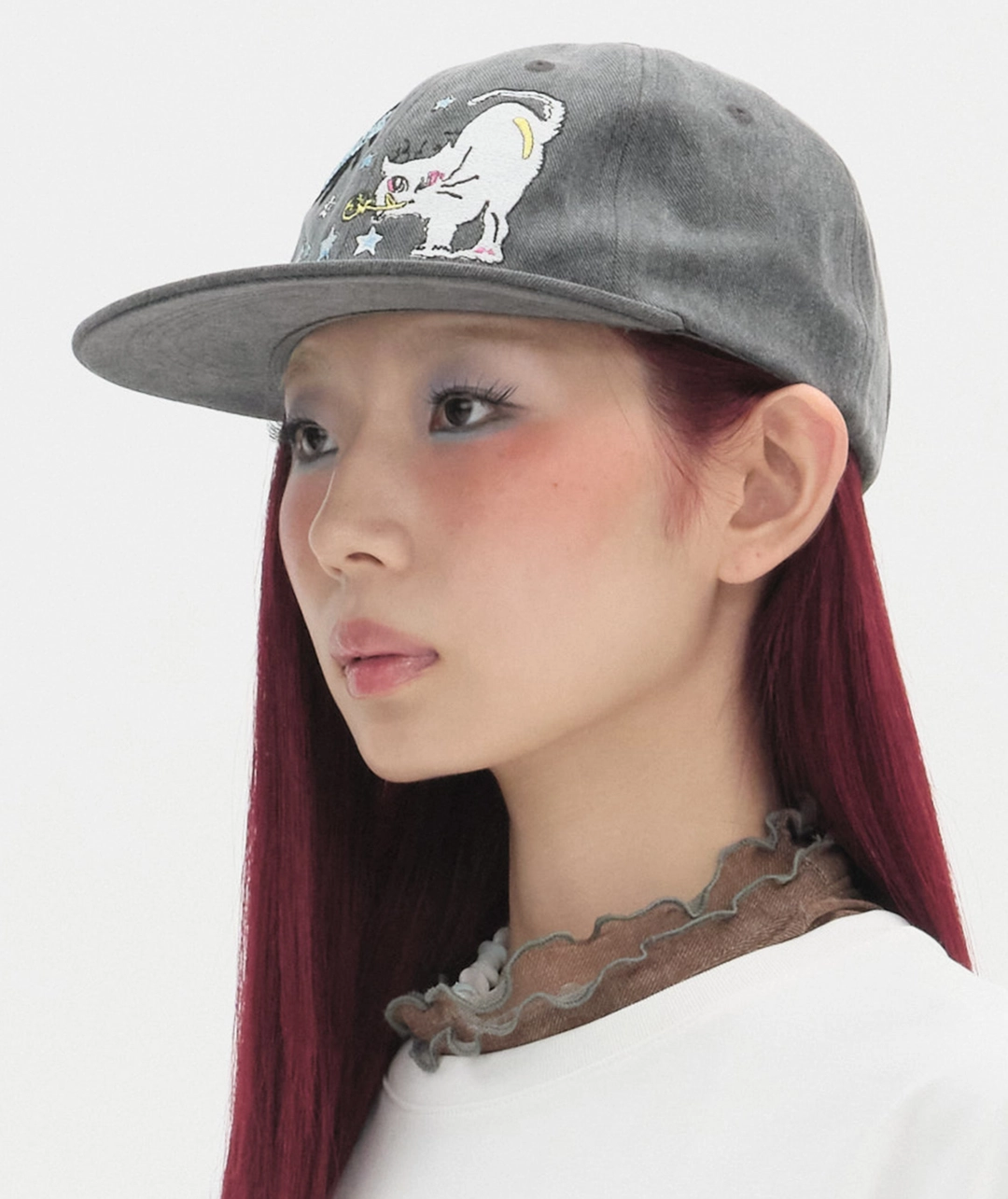타입서비스 Bubble Cat Cap [Charcoal] 상품 이미지 2