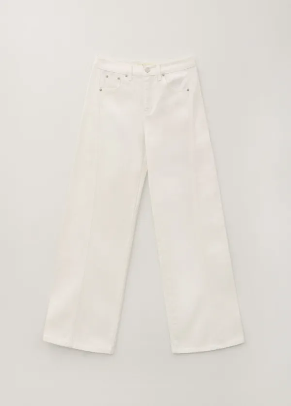 CHIXLABEL H 마리나 커브드 배럴 진- White