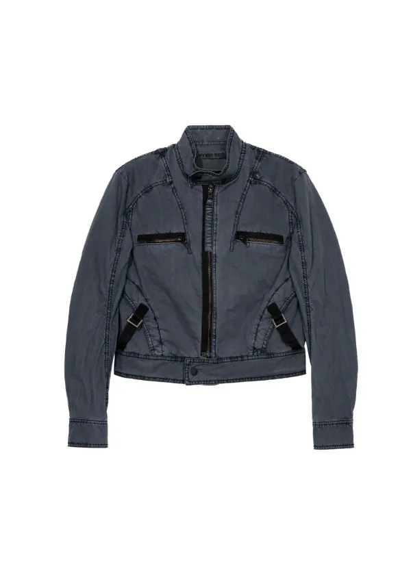 Dyed Moto Jacket