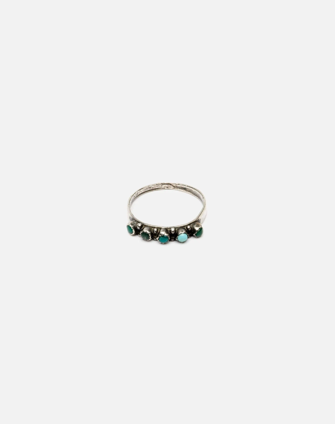리던 50s Turquoise and Green Zuni Ring -#2 상품 이미지 1