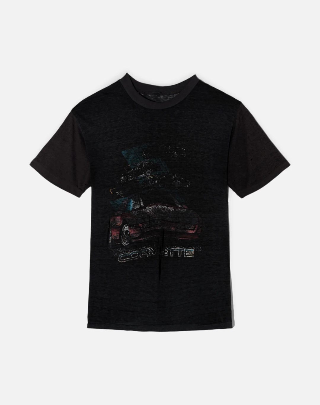 리던 Vintage 80s Shredded Corvette Tee - #1704 상품 이미지 1
