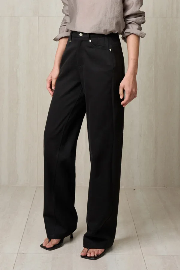 STRAIGHT JEAN BLACK