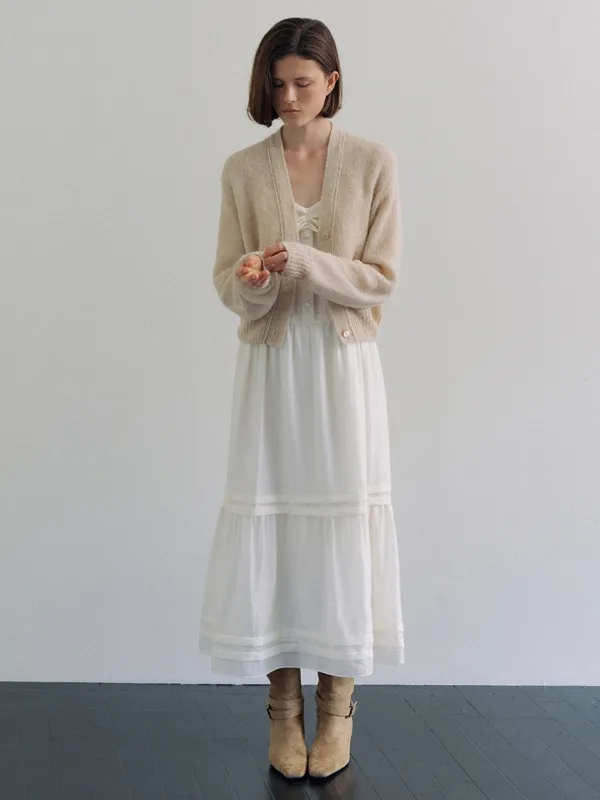 [여울 착용] IRIS-SHEER TIERED OPS_IVORY