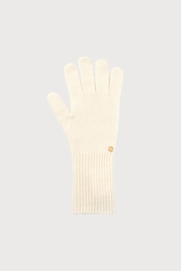 Part.7 Handmade gloves (ivory, navy)