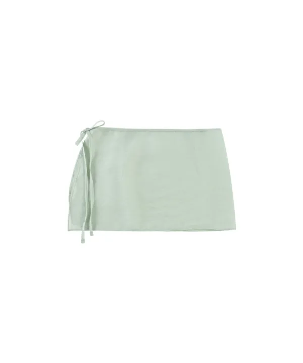 P3324 시폰 랩 스커트_Mint