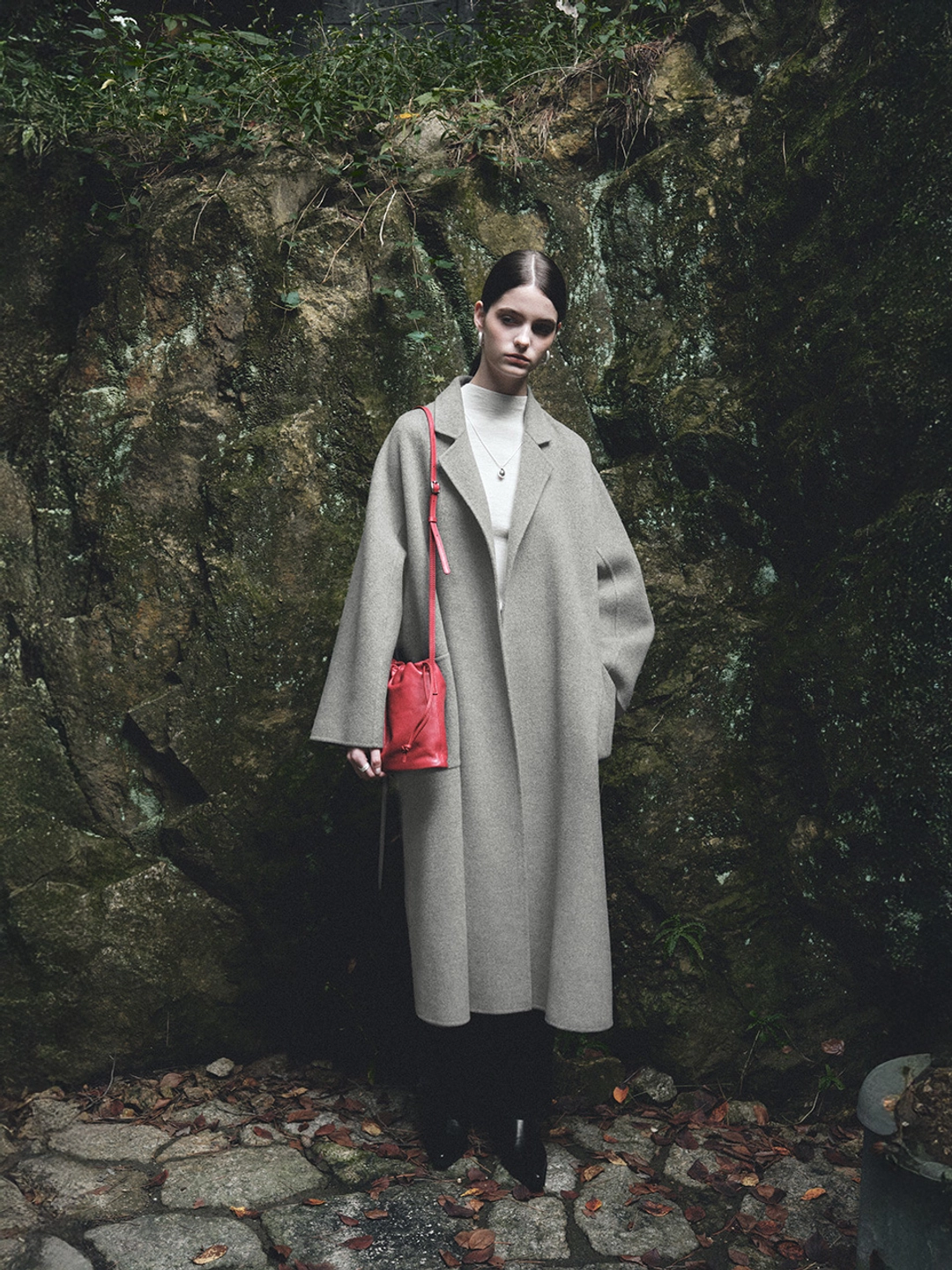 뮤제 [REFURB] MAGOT Reversible Merino Wool Handmade Coat_Gray 상품 이미지 2