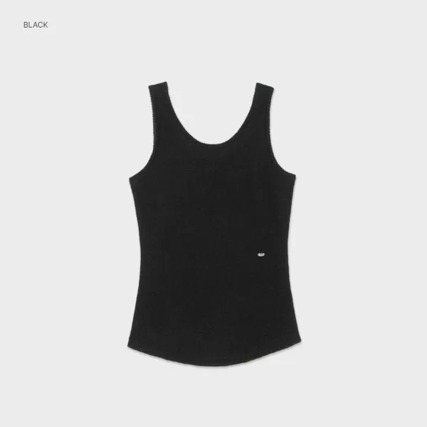 (T-7070)ESSENTIAL COLINE TIGHT SLEEVELESS KNIT