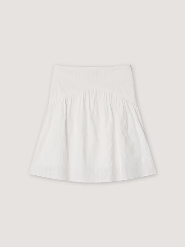 X Lace Skirt – Ivory