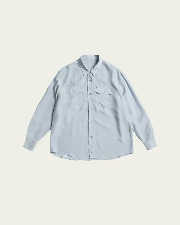 (3차) Leaf Shirt - Sky Blue