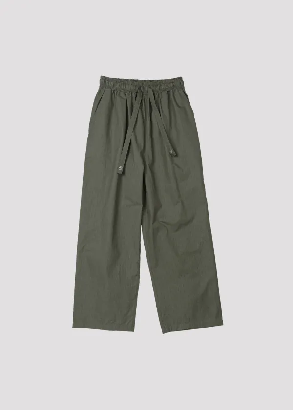 TEXTURED COTTON PANTS LOVE KHAKI